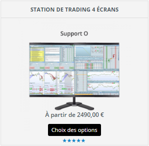 Station de Trading 4 écrans