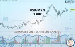 USD/MXN - 1 uur