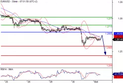 EUR/USD - 30 min.