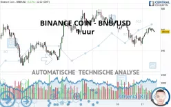 BINANCE COIN - BNB/USD - 1 uur