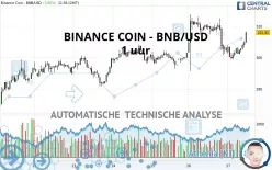 BINANCE COIN - BNB/USD - 1 uur