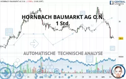 HORNBACH BAUMARKT AG O.N. - 1 Std.