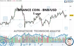 BINANCE COIN - BNB/USD - 1 uur