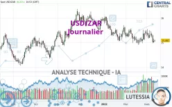 USD/ZAR - Journalier