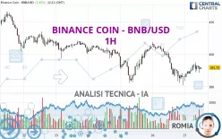 BINANCE COIN - BNB/USD - 1 Std.