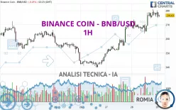 BINANCE COIN - BNB/USD - 1 Std.