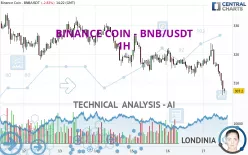 BINANCE COIN - BNB/USDT - 1H