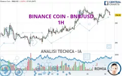 BINANCE COIN - BNB/USD - 1 Std.