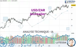 USD/ZAR - Journalier