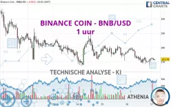 BINANCE COIN - BNB/USD - 1 uur