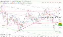 WTI CRUDE OIL - 8 uur