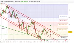 WTI CRUDE OIL - 4 uur