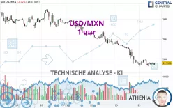 USD/MXN - 1 uur