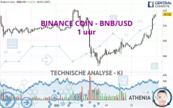 BINANCE COIN - BNB/USD - 1 uur