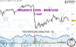 BINANCE COIN - BNB/USD - 1 uur