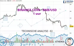 BINANCE COIN - BNB/USD - 1 uur