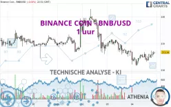 BINANCE COIN - BNB/USD - 1 uur