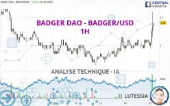 BADGER DAO - BADGER/USD - 1H