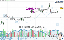 CAD/MXN - 1 uur