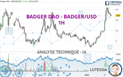 BADGER DAO - BADGER/USD - 1H