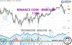 BINANCE COIN - BNB/USD - 1 Std.