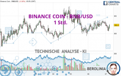 BINANCE COIN - BNB/USD - 1 Std.