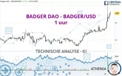 BADGER DAO - BADGER/USD - 1 uur