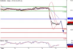 EUR/USD - 30 min.