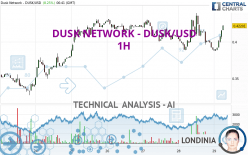 DUSK NETWORK - DUSK/USD - 1H