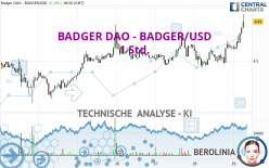 BADGER DAO - BADGER/USD - 1 Std.