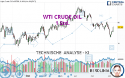 WTI CRUDE OIL - 1 Std.