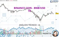 BINANCE COIN - BNB/USD - 1H