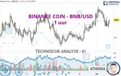 BINANCE COIN - BNB/USD - 1 uur