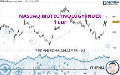 NASDAQ BIOTECHNOLOGY INDEX - 1 uur