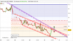 WTI CRUDE OIL - 30 min.