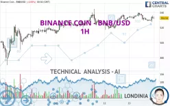 BINANCE COIN - BNB/USD - 1H