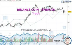 BINANCE COIN - BNB/USD - 1 uur