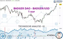 BADGER DAO - BADGER/USD - 1 uur