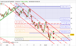 WTI CRUDE OIL - 4 Std.