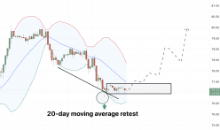 WTI CRUDE OIL - 30 min.