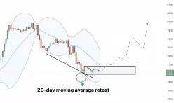 WTI CRUDE OIL - 30 min.