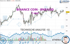 BINANCE COIN - BNB/USD - 1 uur