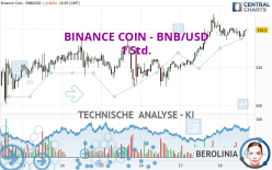 BINANCE COIN - BNB/USD - 1 Std.