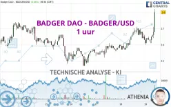 BADGER DAO - BADGER/USD - 1 uur