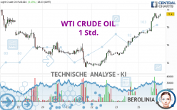 WTI CRUDE OIL - 1 Std.