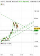 BITCOIN - BTC/USD - Hebdomadaire