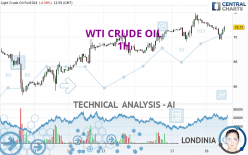 WTI CRUDE OIL - 1 uur