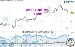 WTI CRUDE OIL - 1 Std.