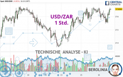 USD/ZAR - 1 Std.