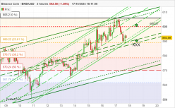 BINANCE COIN - BNB/USD - 2 uur